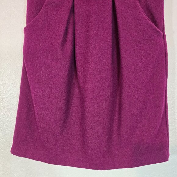 Janie And Jack Belle Of The Ballet Dress Girl Size 6 Red Purple Ruffle Trim - Picture 3 of 8